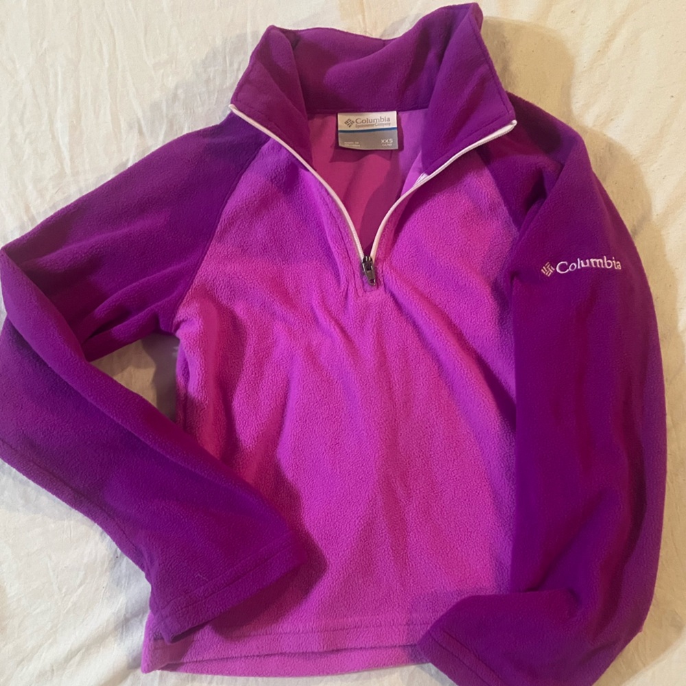 Columbia Purple Quarterzip